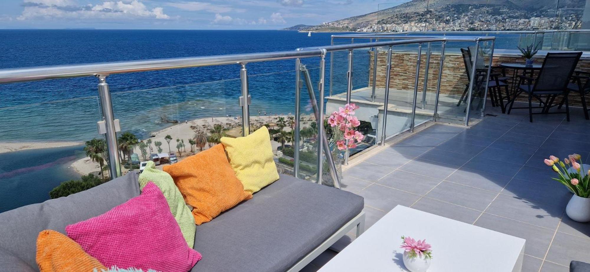 Sadet'S Penthouse Saranda Apartment Ngoại thất bức ảnh